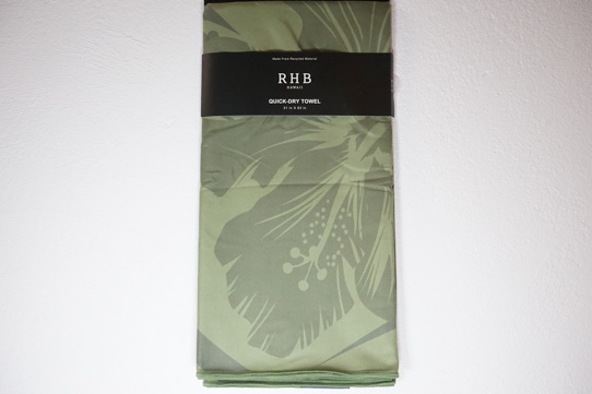 30%OFF    RHB  HAWAII  QUICK-DRY    タオル　green