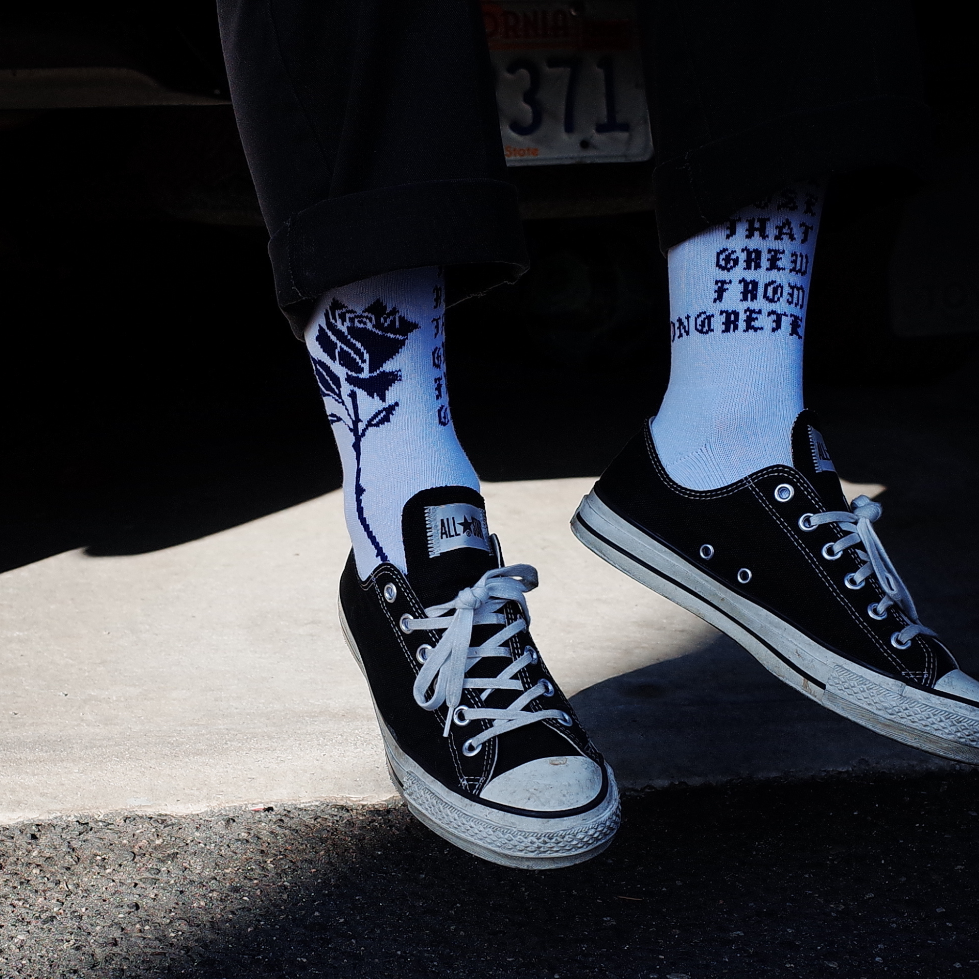 SSC THUG BLUES SOCKS　White　SSCソックス