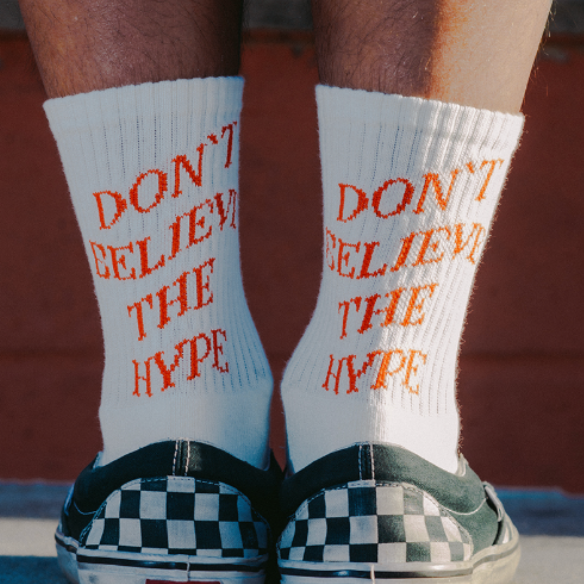 SSC ANTI HYPE  SOCKS　Orange　ソックス