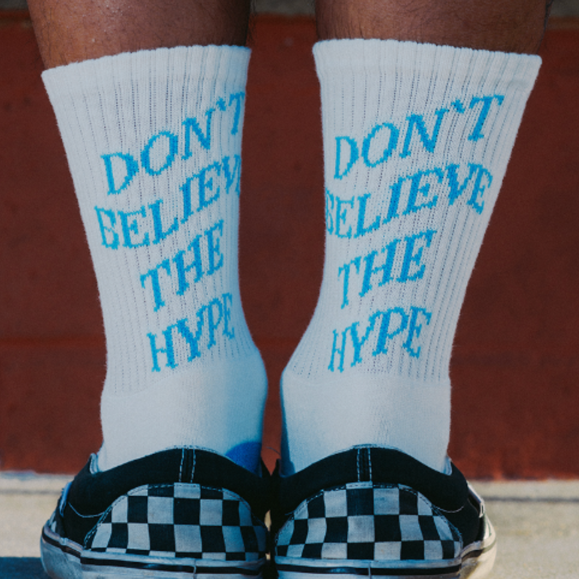 SSC ANTI HYPE  SOCKS　Blue　ソックス