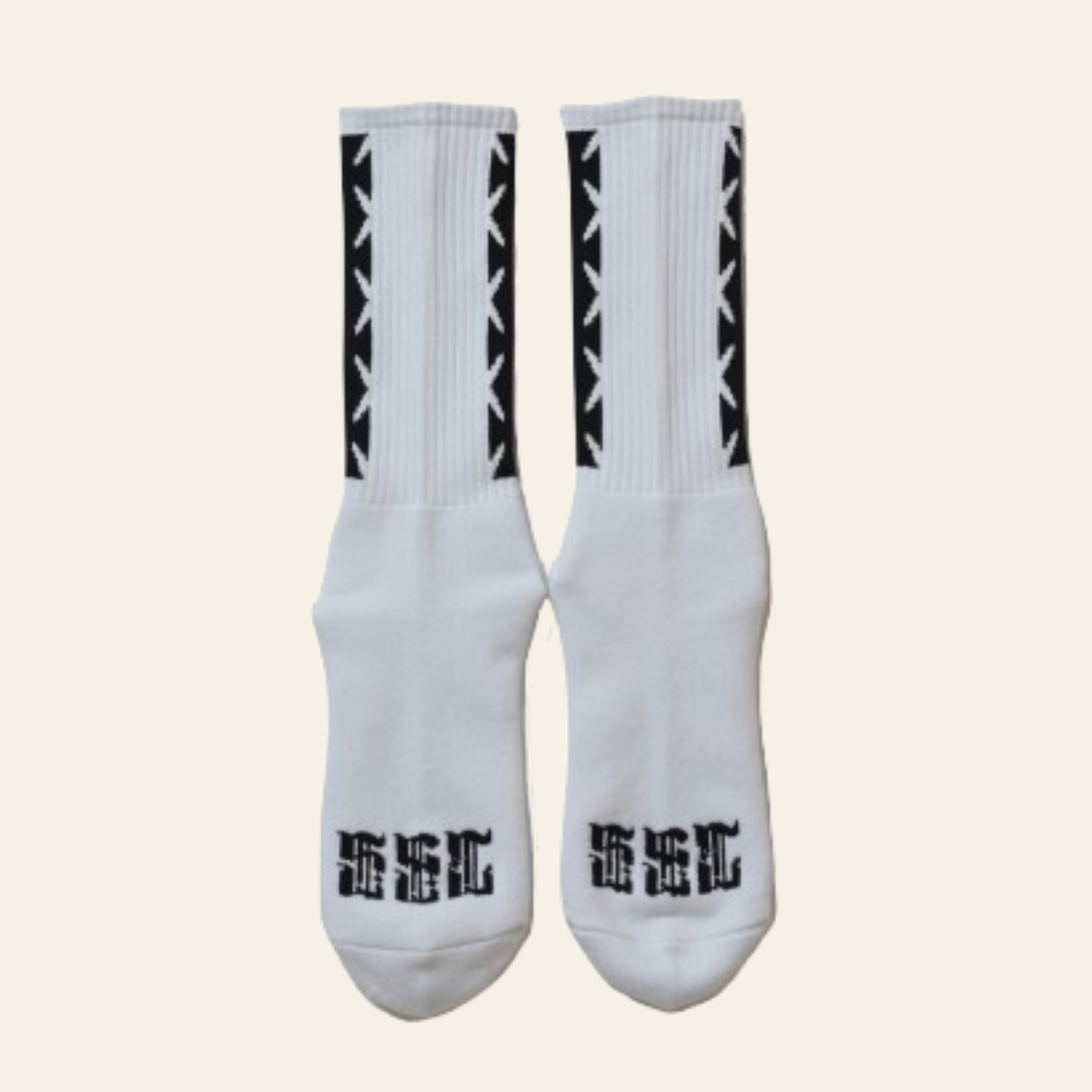 SSC x NEST Army Sports socks　White  アーミースポーツソックス
