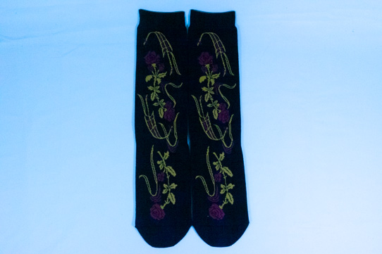 SSC Rose Socks Black
