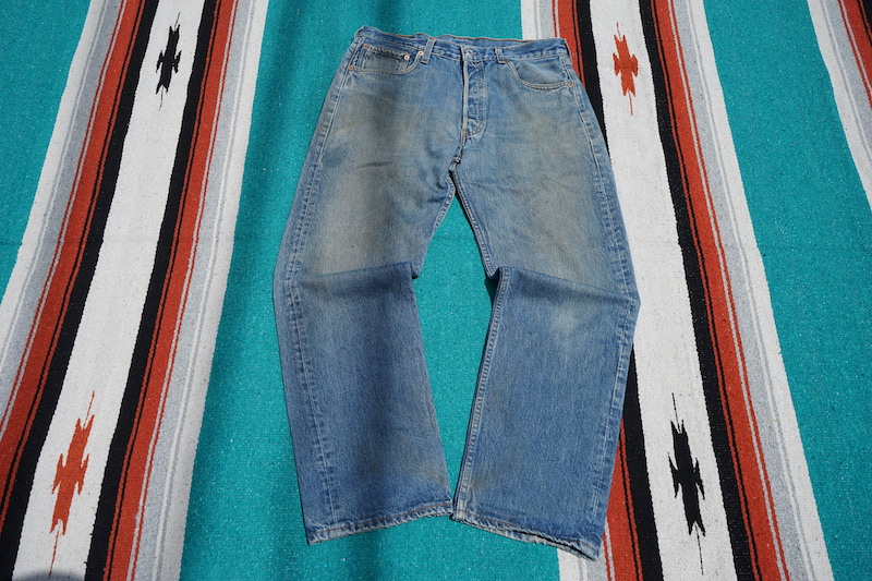 90s Levi’s/ﾘｰﾊﾞｲｽ 501 “Made In USA” Denim Pants　W34　L31