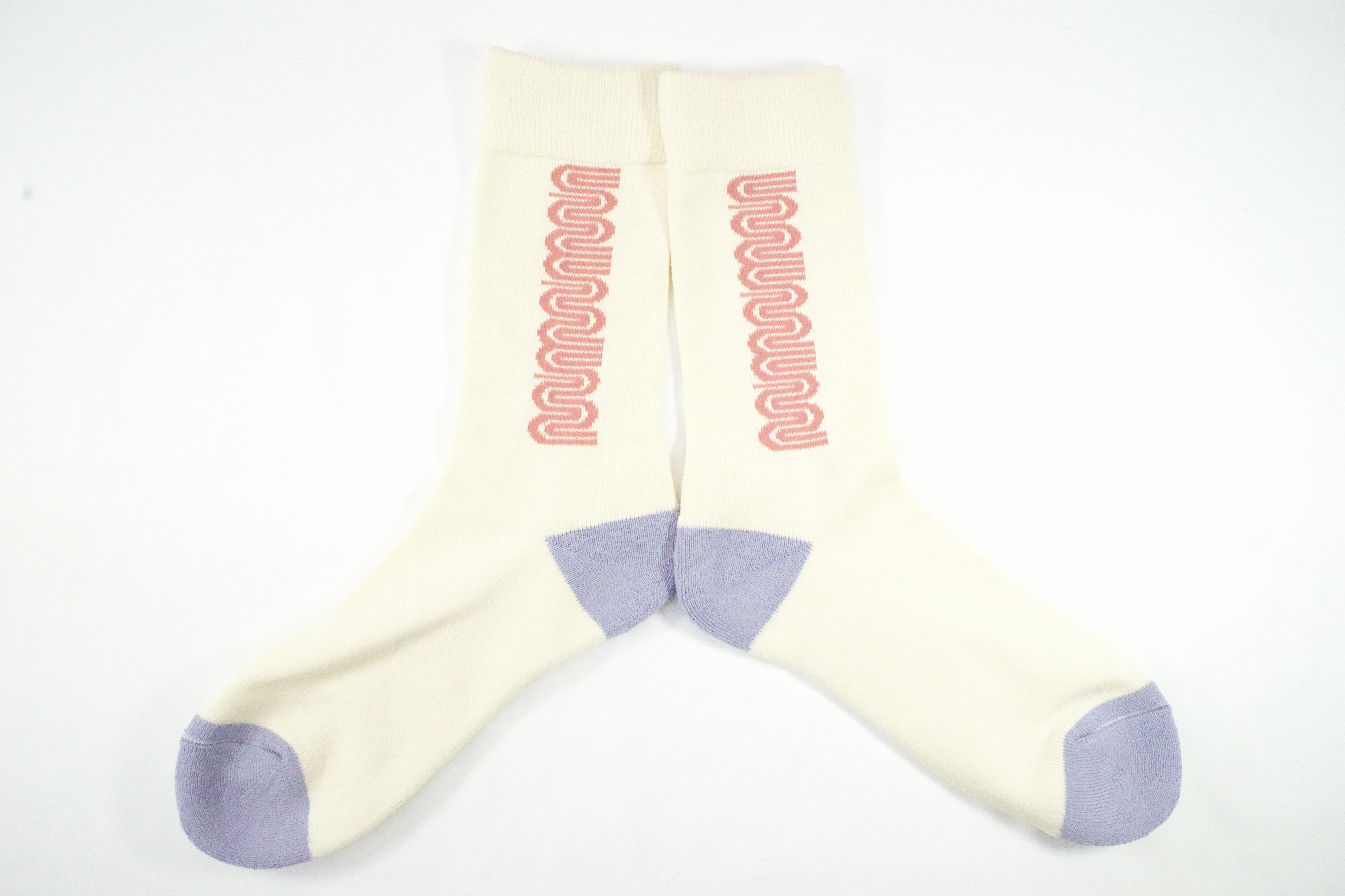 SSC WARM LOGO SOCKS IVORY