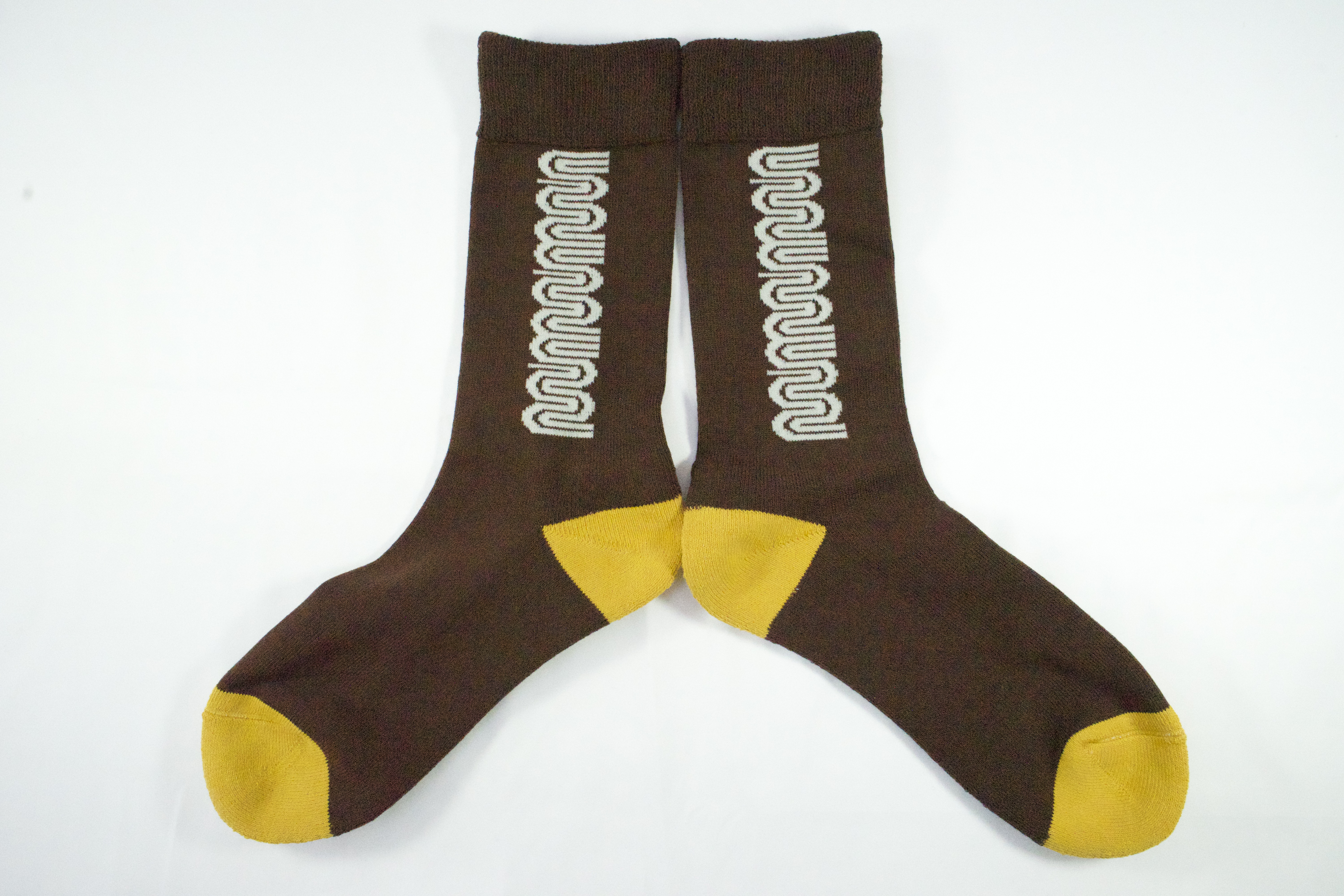 SSC WARM LOGO SOCKS BROWN